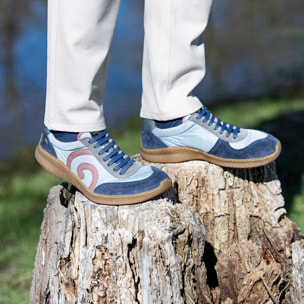 Zapatos N5435A MULTI MATERIAL GREY/OROEL color Grey