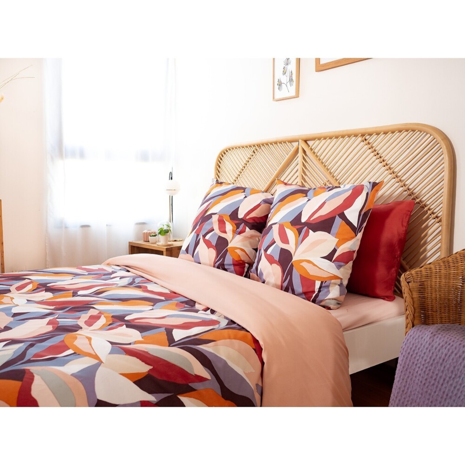 Parure Housse De Couette 3pcs 100% microfibre 72gsm Exuberance