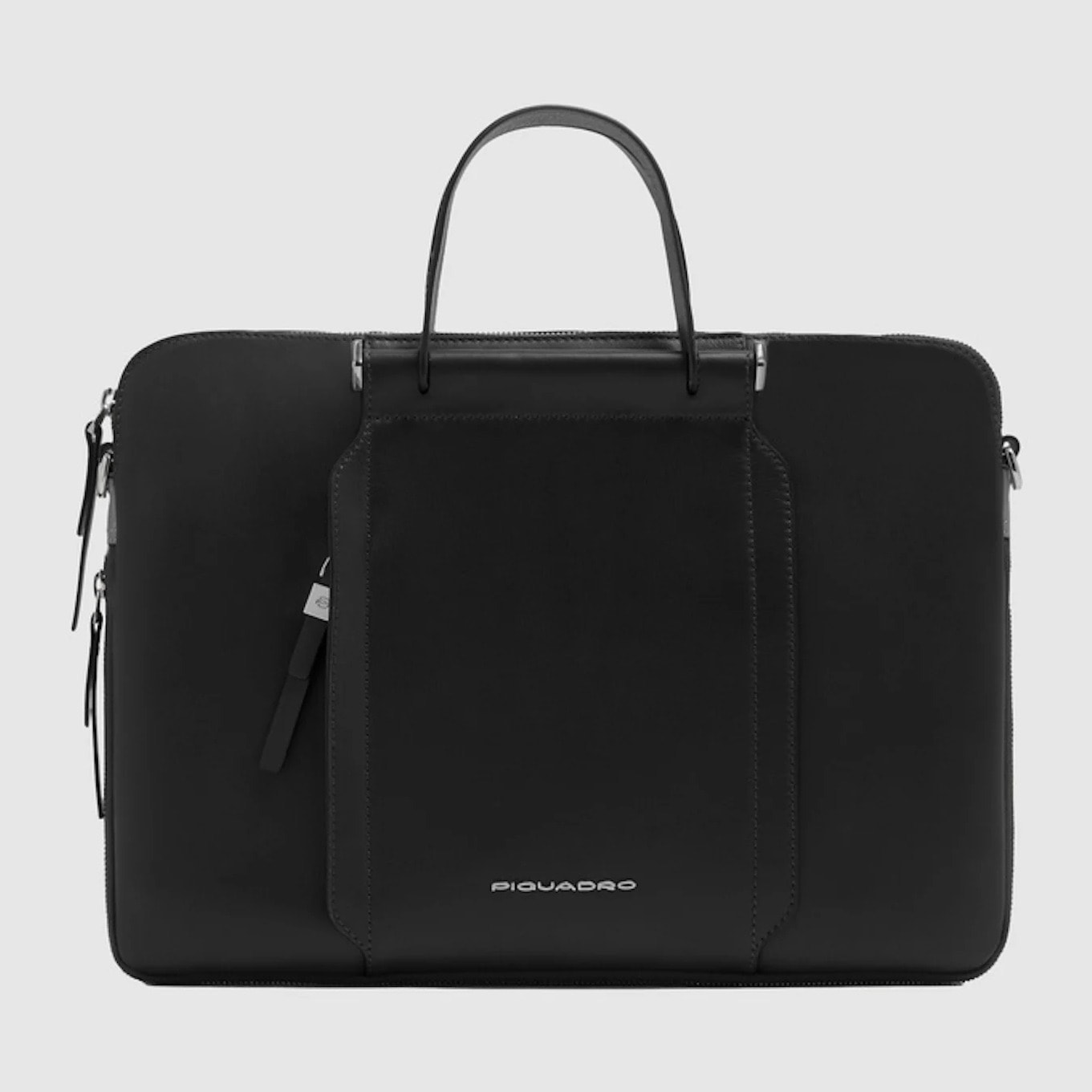 Piquadro Borsa da lavoro espandibile in pelle con scomparto per pc e iPad®, protezioni antiurto e RFID