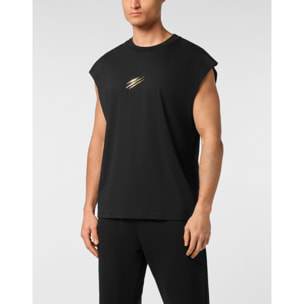 PLEIN SPORT Camiseta sin mangas con capucha  