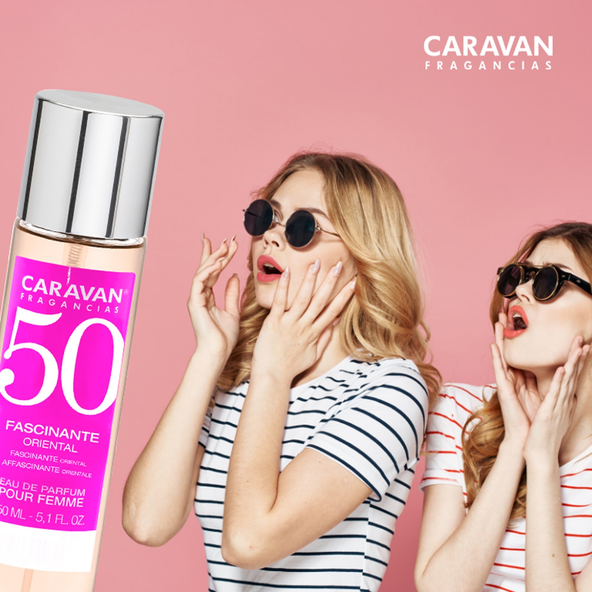 Caravan fragancias set de 3 frascos perfume de mujer nº50, de 150 ml
