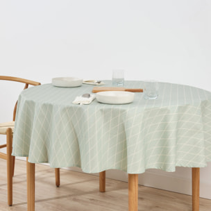Nappe ronde en résine anti-taches 0220-55