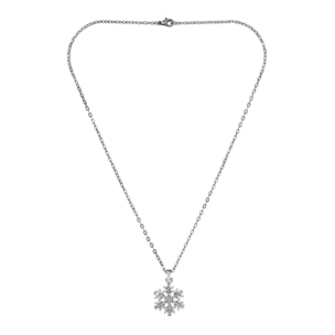 Collar Snowflake adornado con cristales de Swarovski