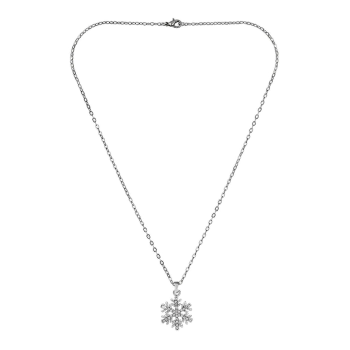 Collar Snowflake adornado con cristales de Swarovski