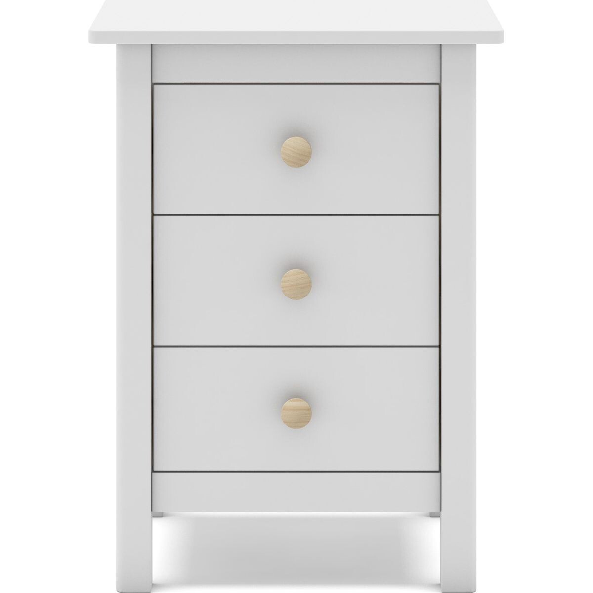 Table de chevet enfant 3 tiroirs en bois - MELVIN
