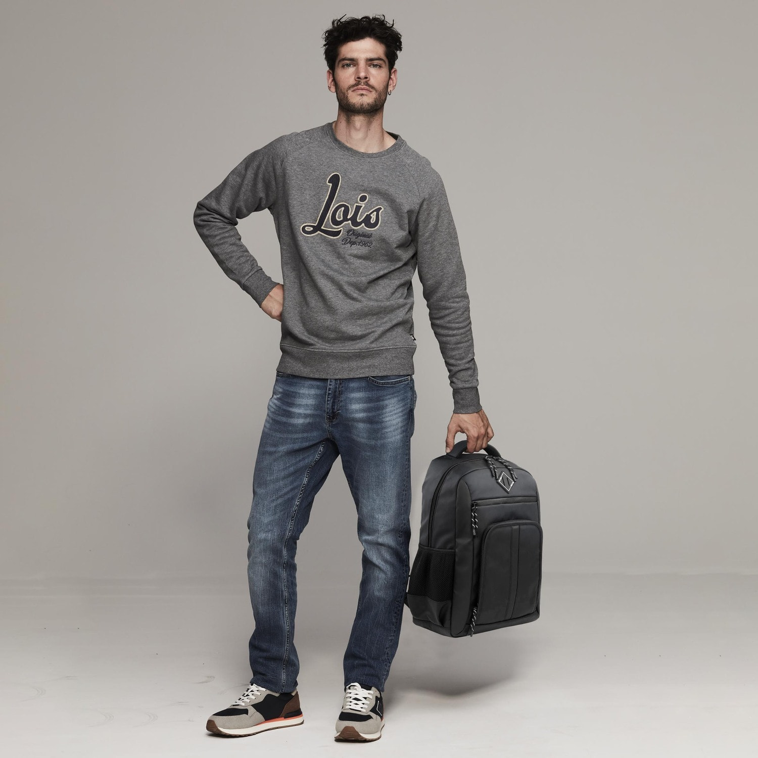 Mochila Casual/Ocio Lois Dawson Negro