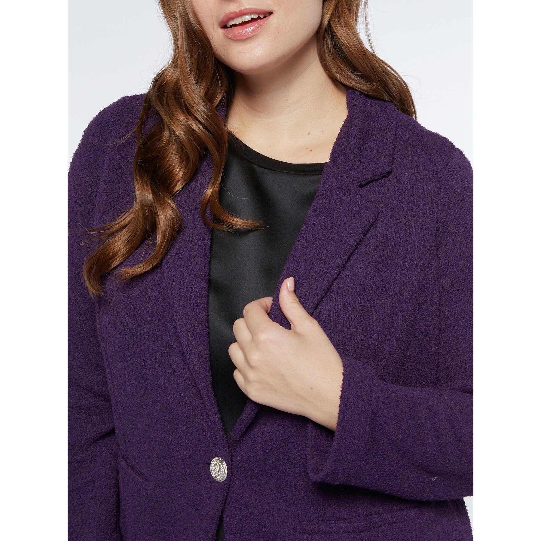 Fiorella Rubino - Blazer bouclé - Viola