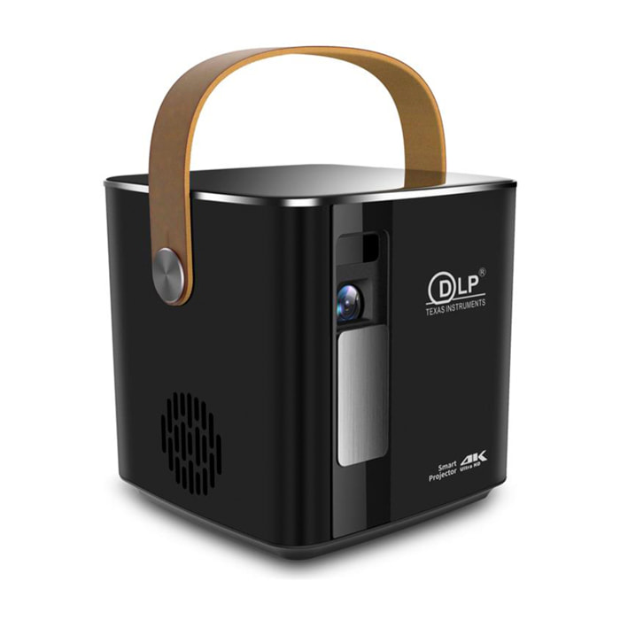 Mini videoproiettore portatile LED P12, DLP. FullHD1080P. Android 9.0, Wi-Fi. Clonazione schermo. Batteria ricaricabile. Netflix, YouTube, ecc.