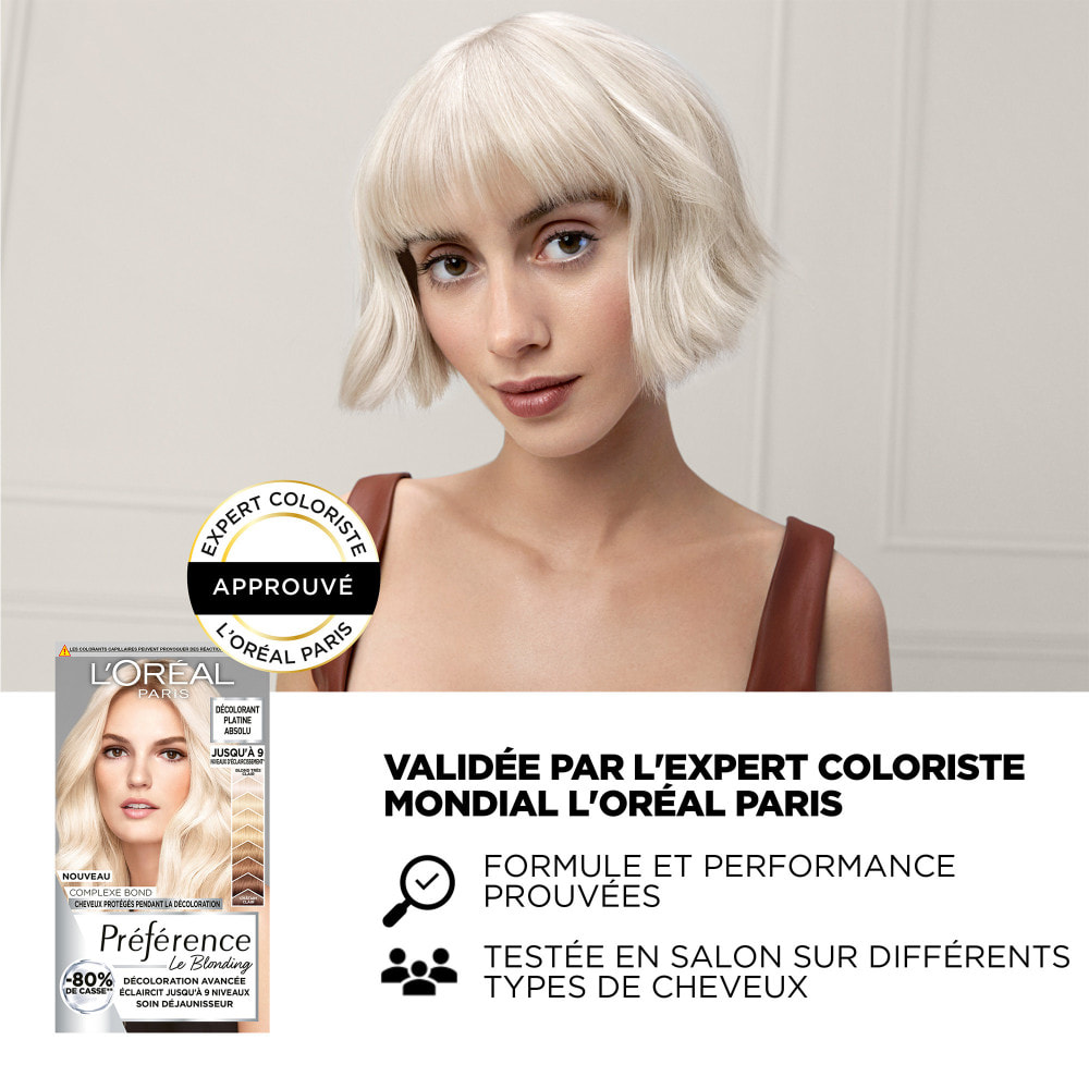 L'Oréal Paris Préférence Le Blonding La Routine Pour Renforcer Les Cheveux Décolorés