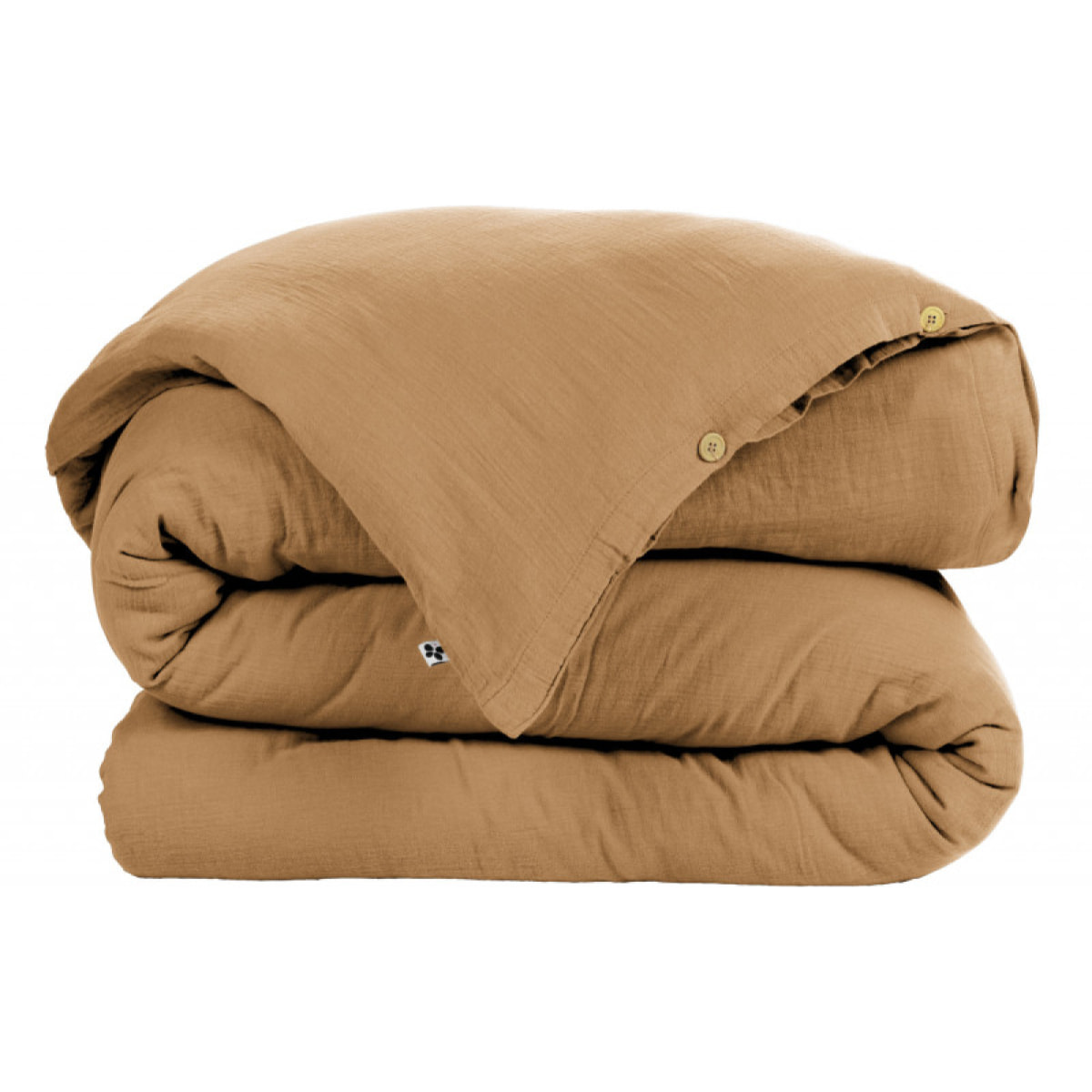 Pack housse de couette "Gaïa" "Gaze de Coton" 4 Pièces - Gaïa Camel