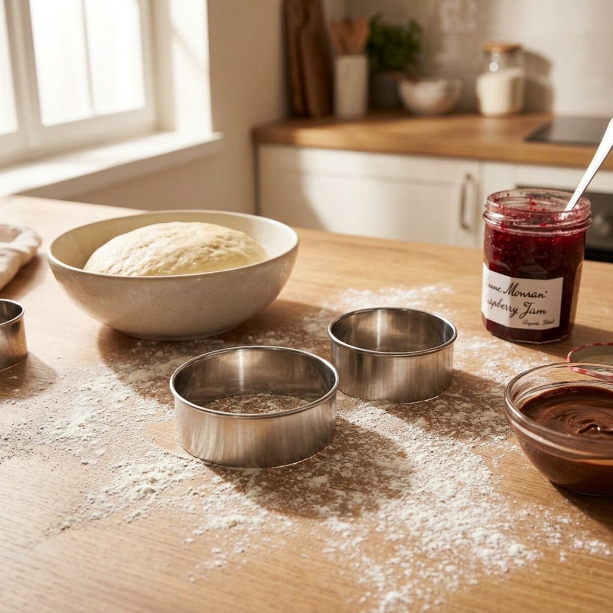 Lot de 2 emporte-pièces ronds pour beignet Zenker Emporte-pièces
