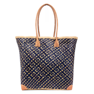 Arda borsa a spalla donna. Realizzata in paglia con manici in pelle.