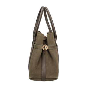 Borsa a mano da donna Made in Italy - Modello Lumina Lux - 100% pelle - 28.0 x 20.0 x 13.0 cm