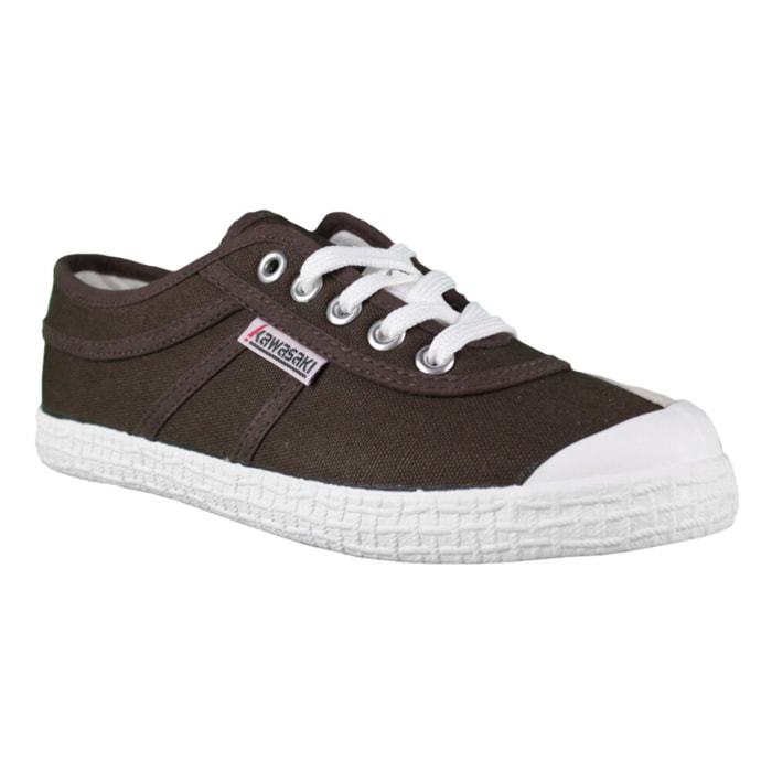 Zapatillas Sneaker para Hombre - KAWASAKI Original Canvas Shoe K192495 5045 Chocolate Brown