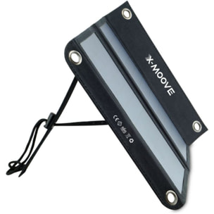 Batterie externe XMOOVE Panneau solaire 12W + batterie intégrée