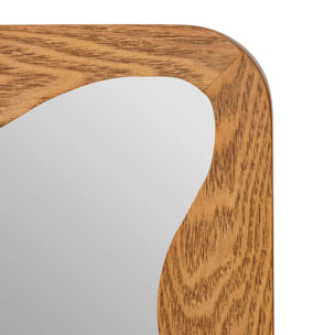 Miroir mural Tinny marron 91x61cm