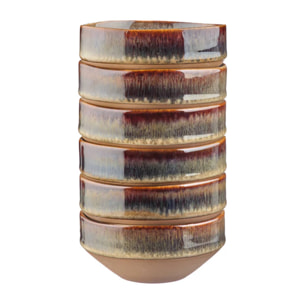 Bol GENESIS Ø11cm - 6 pièces - Basalte