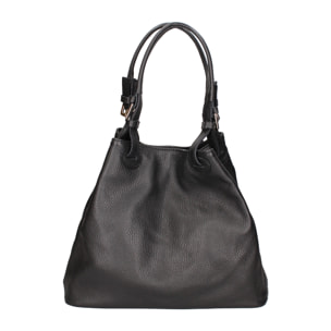 Borsa a spalla da donna In Vera pelle Made in Italy 29x32x17 cm