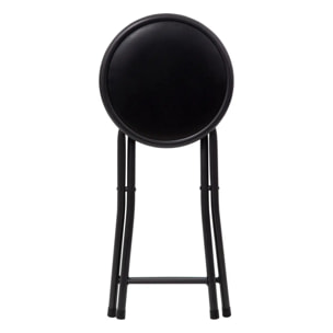 Tabouret pliants noir