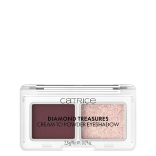 Diamond Treasures - Duo Fard à Paupières Crème Effet Poudre Formule Très Pigmentée