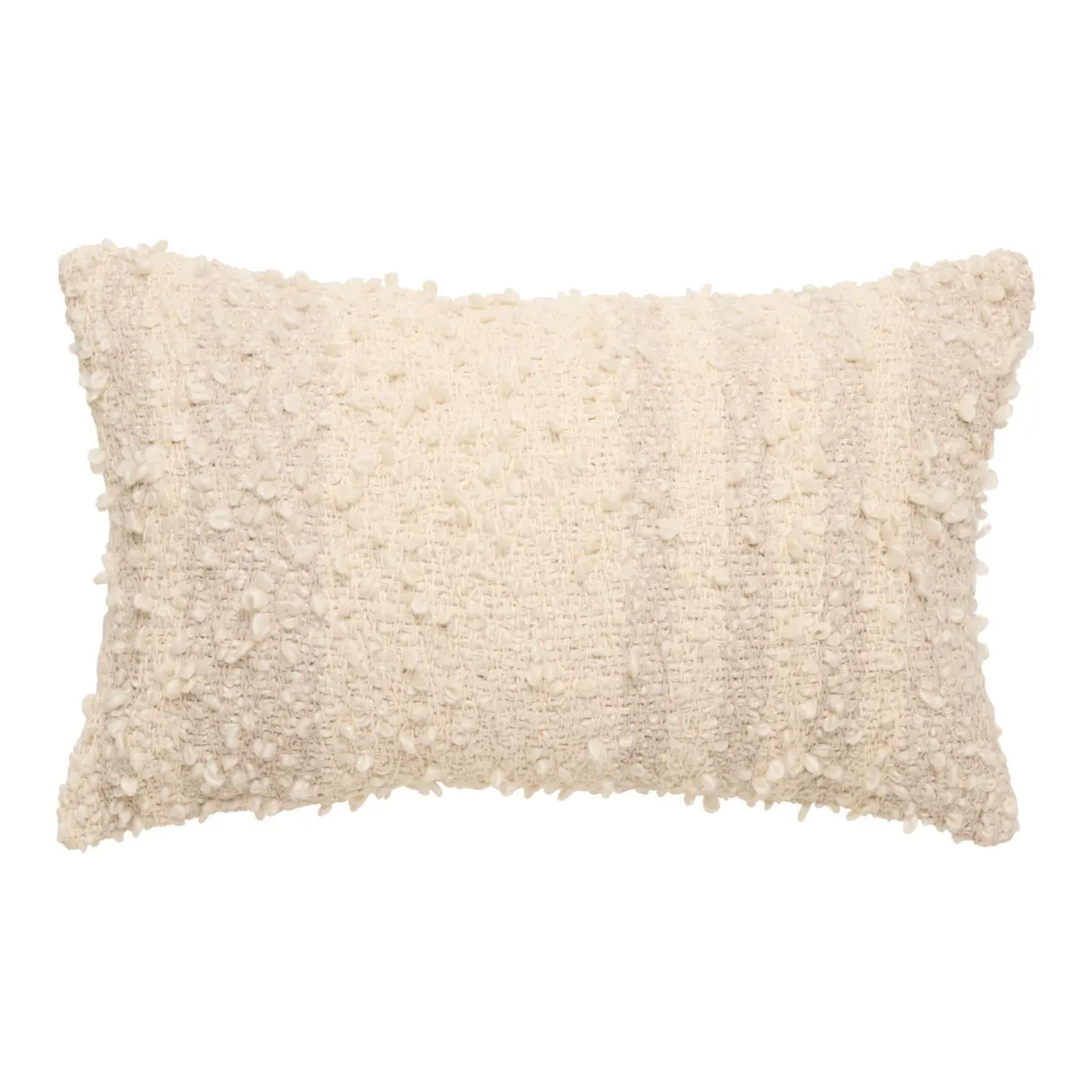 Coussin Beryl rectangulaire 30x50cm beige