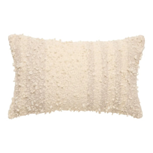 Coussin Beryl rectangulaire 30x50cm beige