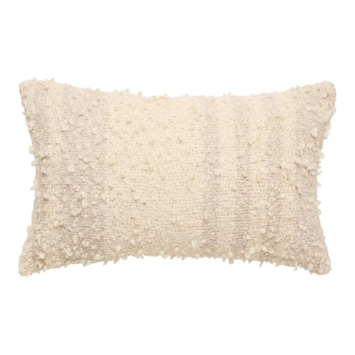 Coussin Beryl rectangulaire 30x50cm beige