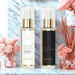 Dúo de oro de 24 quilates y colágeno