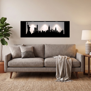Stickers muraux 3D | Sticker Mural Autocollant effet 3D New-York - Stickers adhésifs 3D Chambre Salon Trompe l'oeil