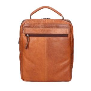 Borsa a mano unisex In Vera pelle Made in India 22x26x9 cm