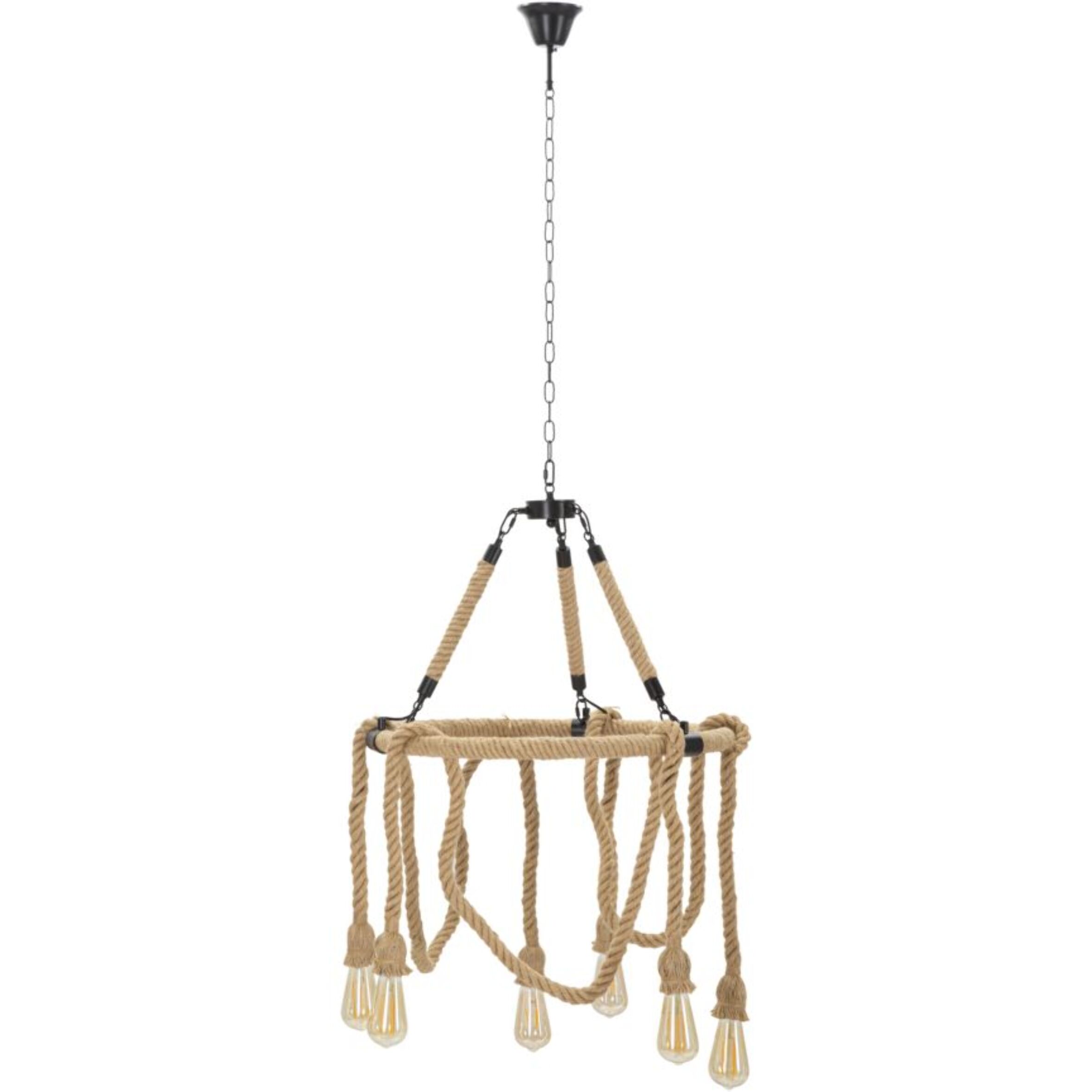 LAMPADARIO ROPE CIRCLE CM Ø 64x90