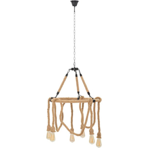 LAMPADARIO ROPE CIRCLE CM Ø 64x90