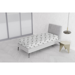 COPRIMATERASSO TRATTAMENTO CARBONIO- SINGOLO