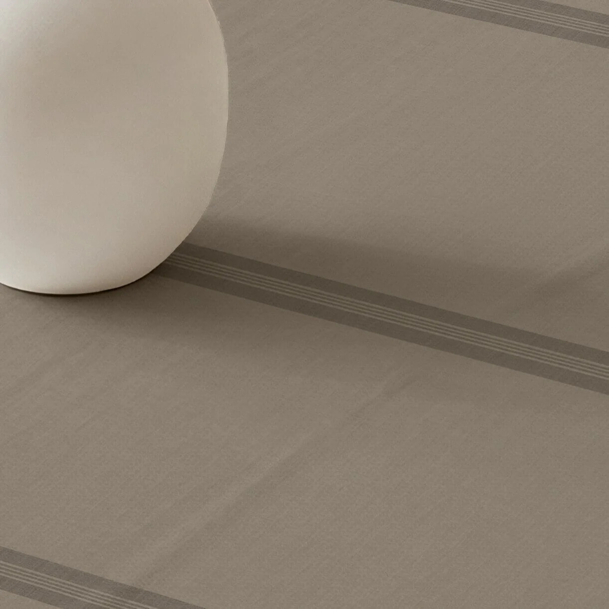 Nappe ronde anti-taches Nua Marron claire