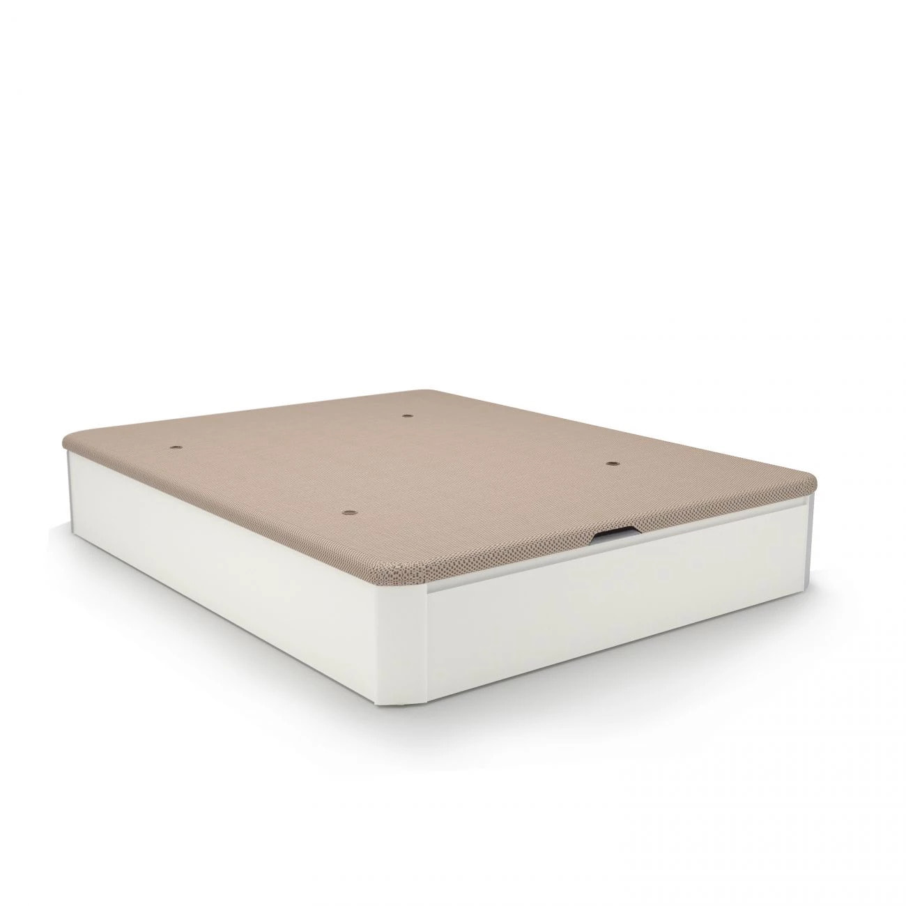 Canapé con zapatero 150x190 cm en blanco Luxury Plus 3D Blanco