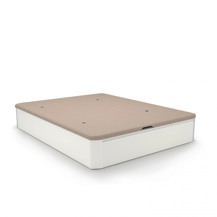 Canapé con zapatero 150x190 cm en blanco Luxury Plus 3D Blanco