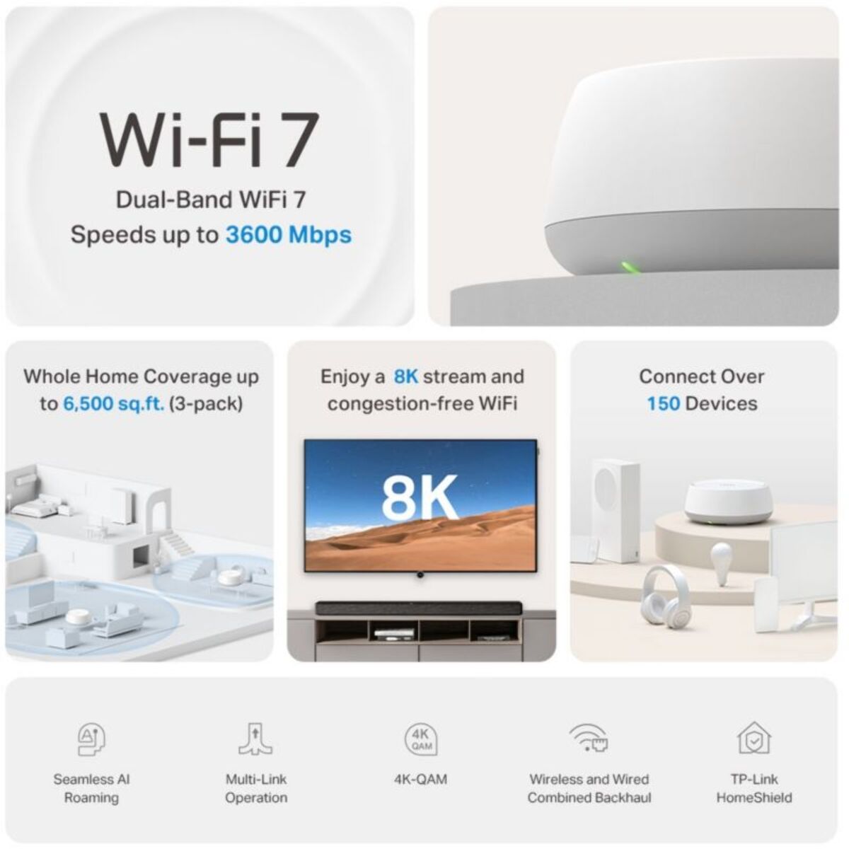 Routeur Wifi TP-LINK Deco BE22 (2 pack) Wifi 7