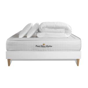 Ensemble 2p - Matelas Mémoire de forme - 24cm - Confort : Ferme - Balmoral