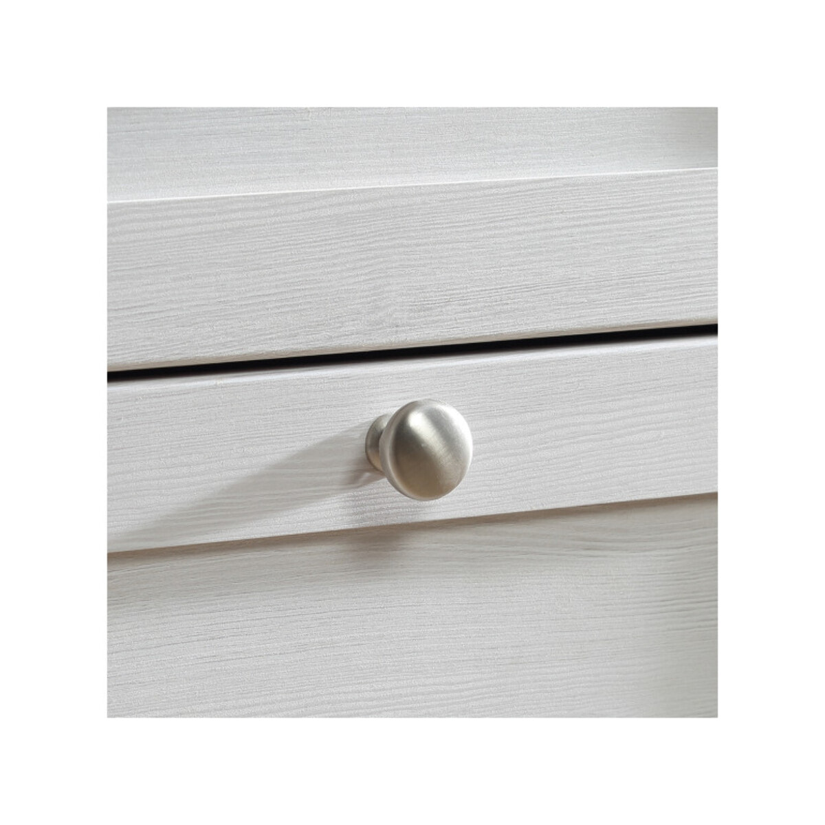 Vitrine en bois effet chêne clair blanchi L75cm - ILONA