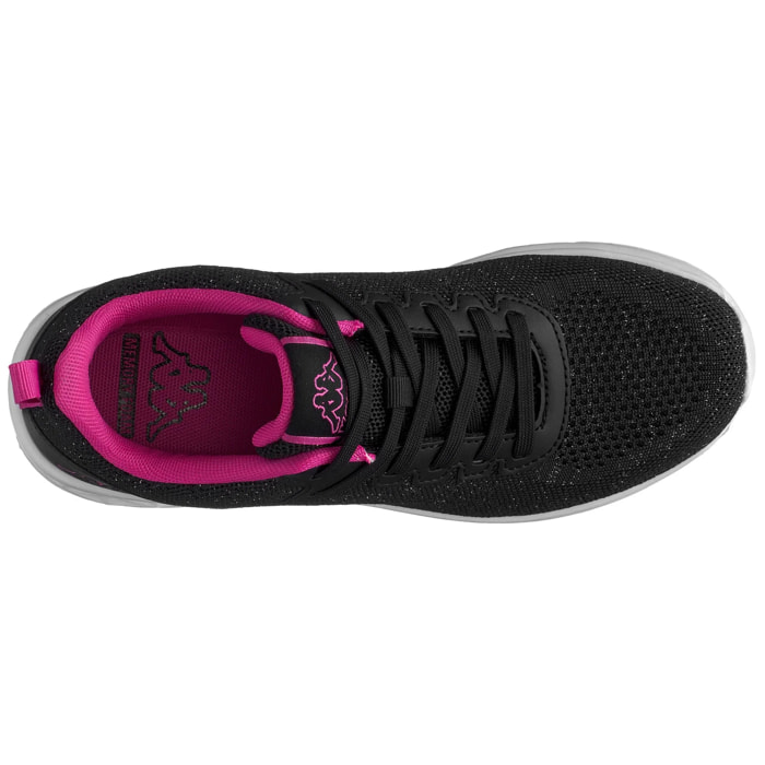 Kappa - Sneakers Donna Nero - Logo Rostiew