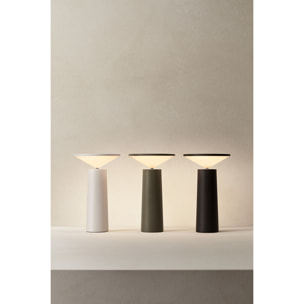 LEDS C4 Sobremesa COCKTAIL LED 3.5 Blanco cálido - 2700K TOUCH DIMMING Gris oliva 154lm