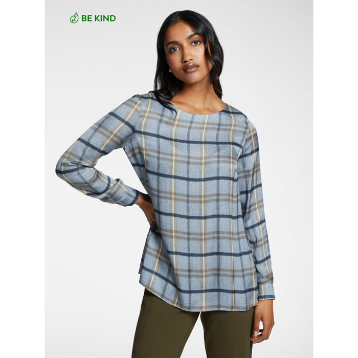 Elena Mirò - Blusa estampada - Gris