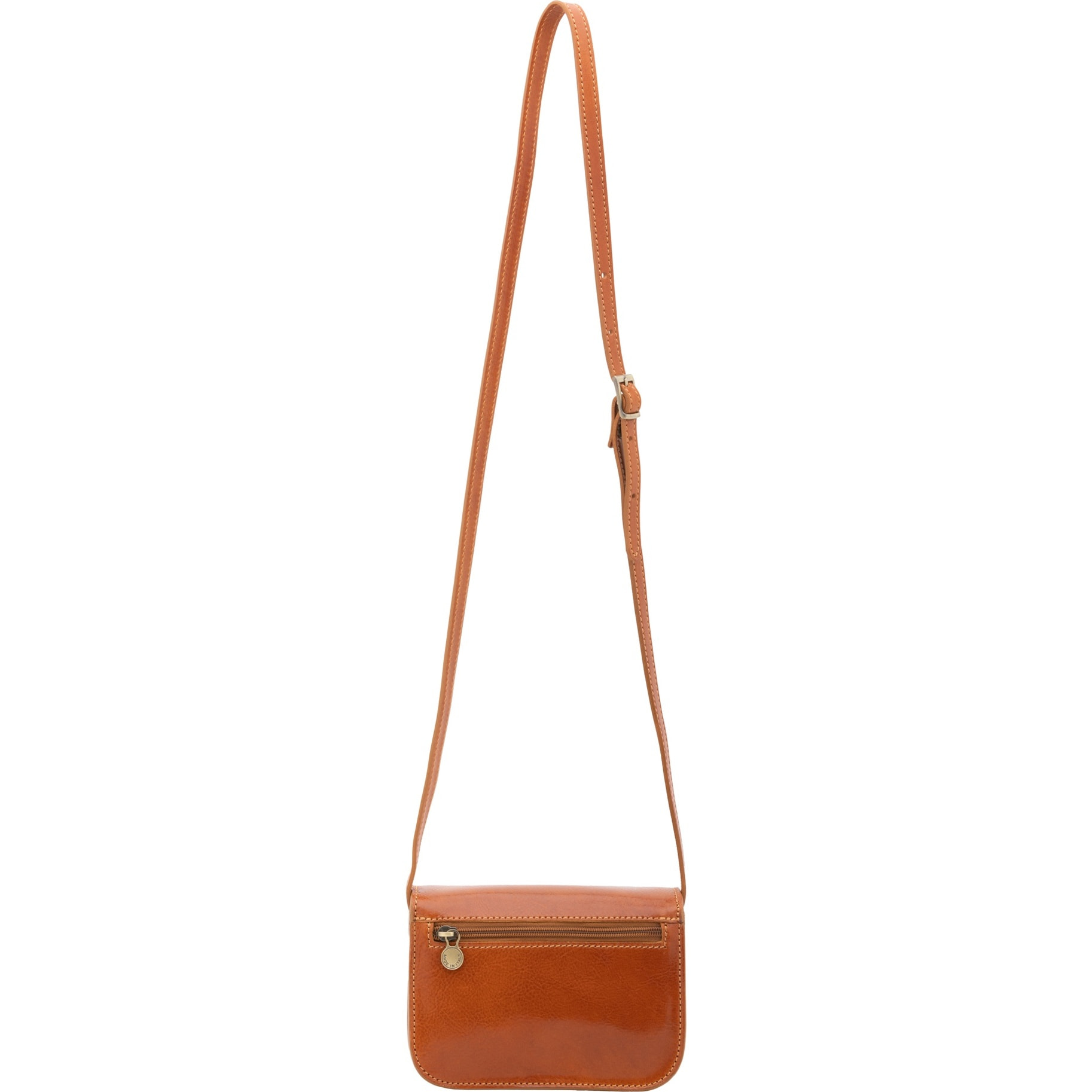 Borsa a tracolla da donna - Modello False - Vera pelle - 19.0 x 13.0 x 9.5 cm
