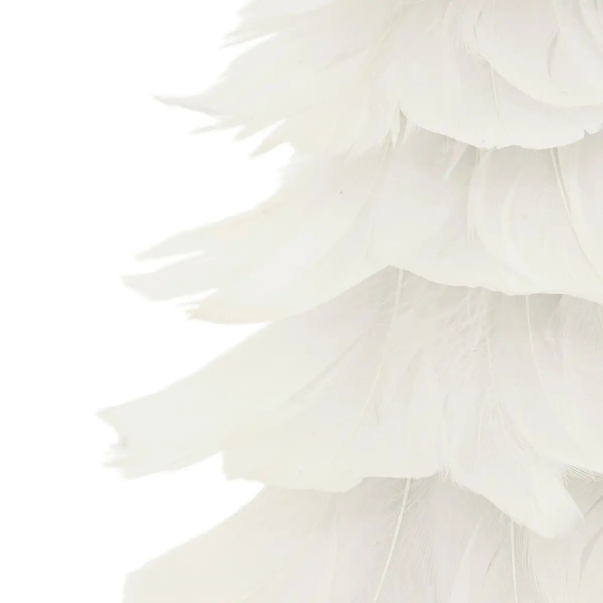 Cône plume blanc H40