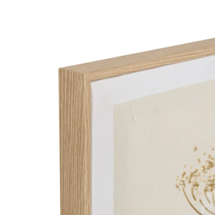 Toile 3D Beryl blanc 30x60cm