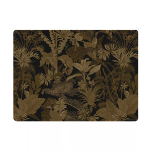Set vinyle 860 g/m² imprimé brun noir Rainforest black