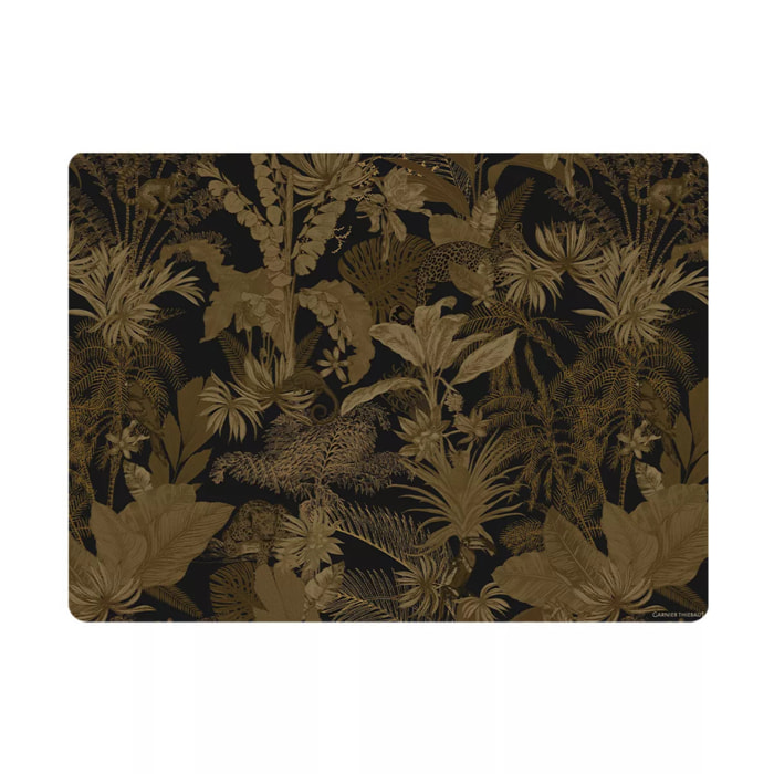 Set vinyle 860 g/m² imprimé brun noir Rainforest black