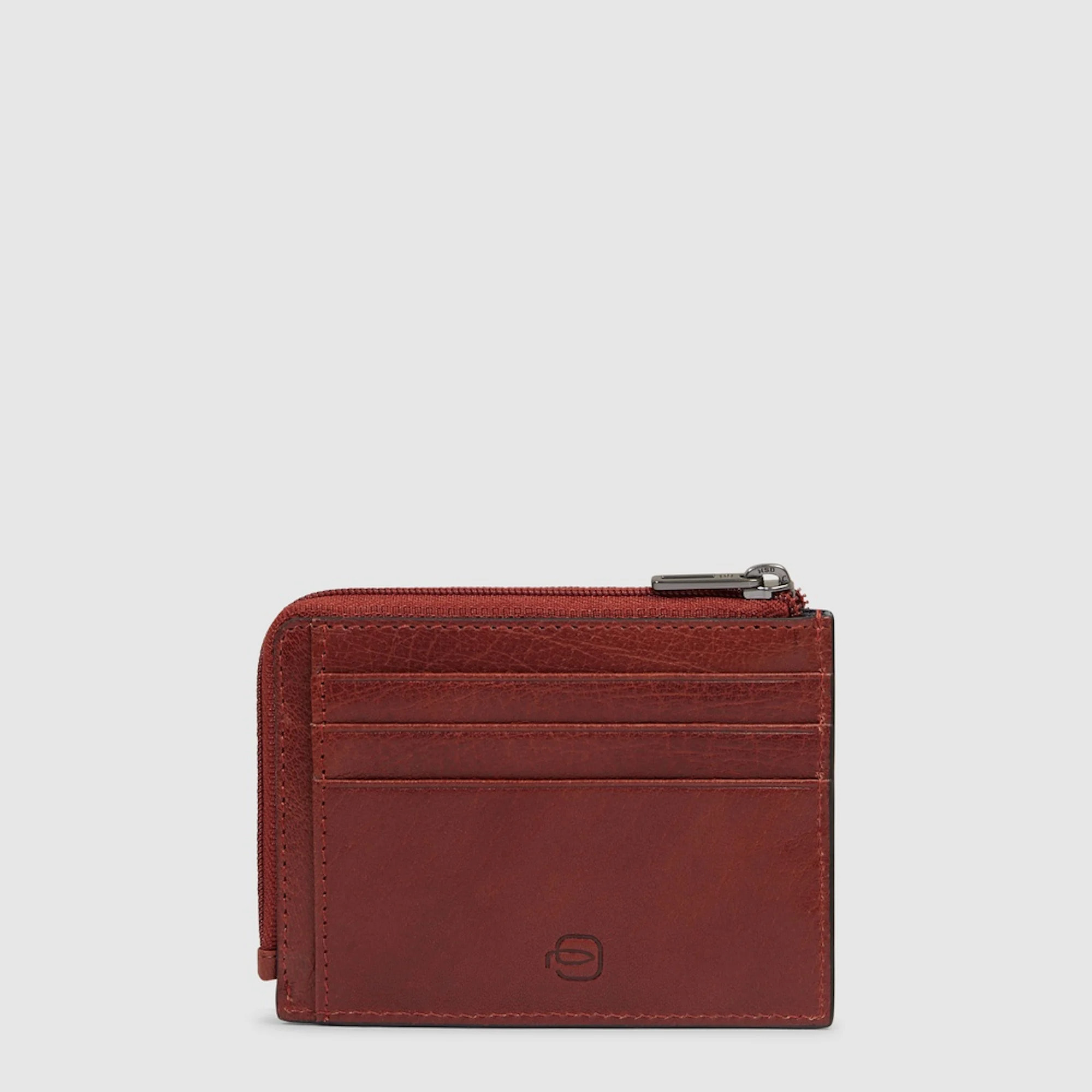 Piquadro Portamonete in pelle con porta documenti e carte di credito con protezione RFID