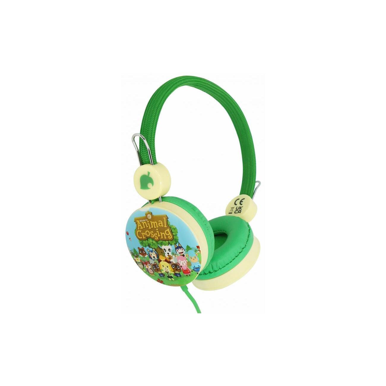 Auriculares Infantiles Animal Crossing con Cable Para Niños