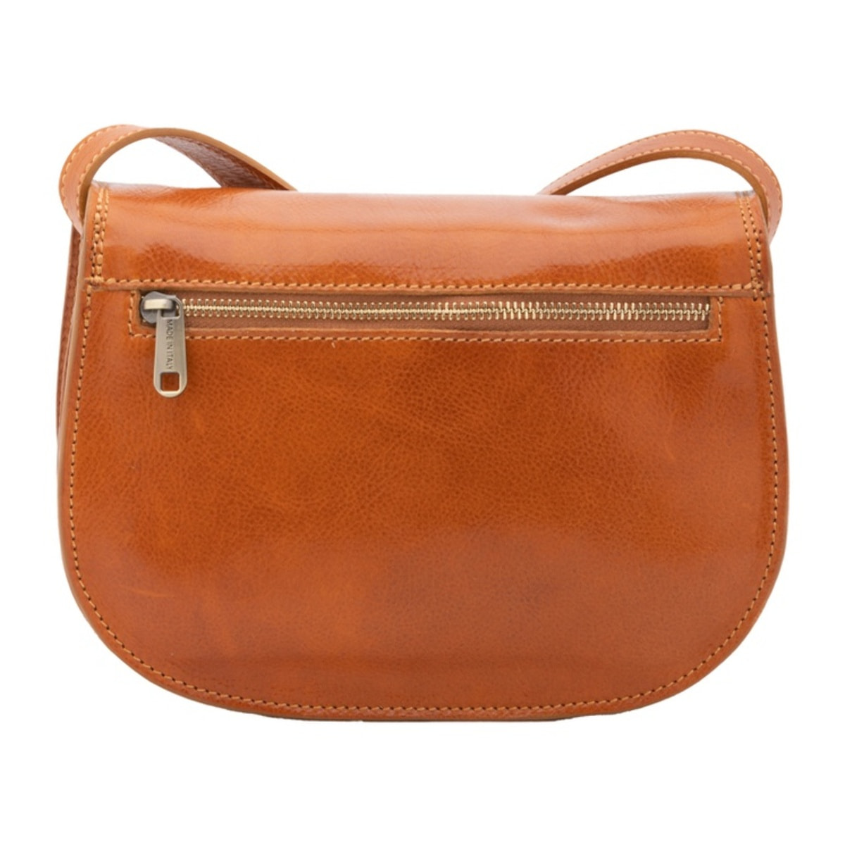 Borsa a tracolla da donna - Modello False - Vera pelle - 24.0 x 17.0 x 11.0 cm
